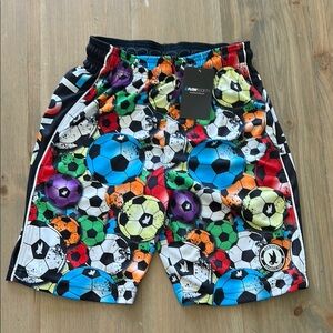 [NWT] Flow Society Vibrant Soccer Ball Shorts Boys Large
